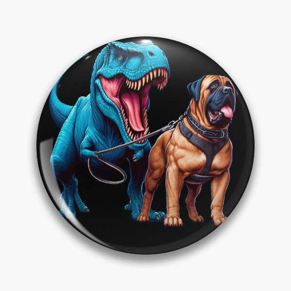 Item preview, Funny Dinosaur Mastiff Walking Dog Lover designed and sold by Kimberley King Art  King Art.