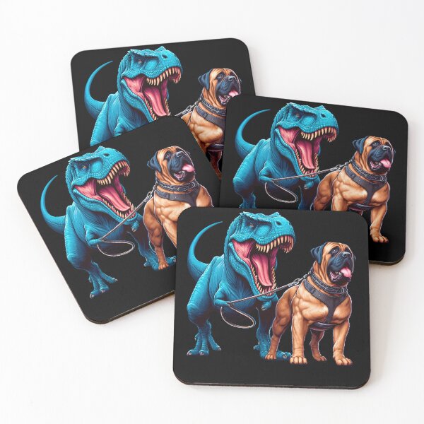 Item preview, Funny Dinosaur Mastiff Walking Dog Lover designed and sold by Kimberley King Art  King Art.