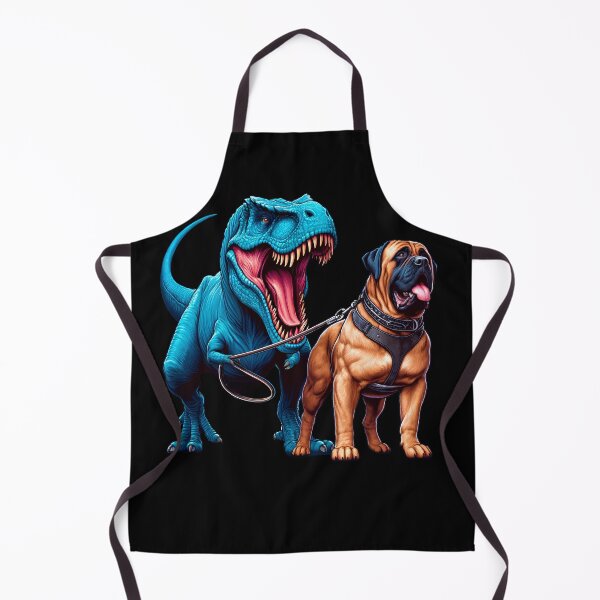 Item preview, Funny Dinosaur Mastiff Walking Dog Lover designed and sold by Kimberley King Art King Art.