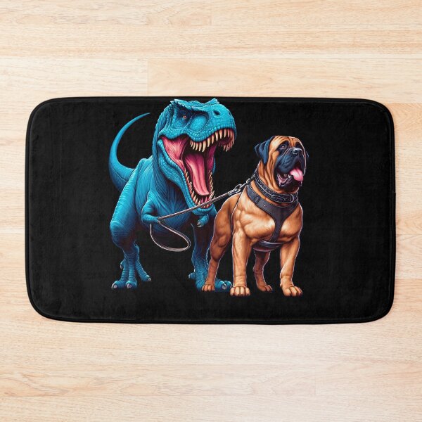 Item preview, Funny Dinosaur Mastiff Walking Dog Lover designed and sold by Kimberley King Art  King Art.