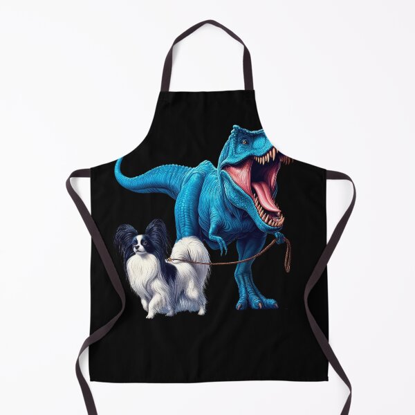 Item preview, Funny Dinosaur Papillon Walking Dog Lover designed and sold by Kimberley King Art  King Art.