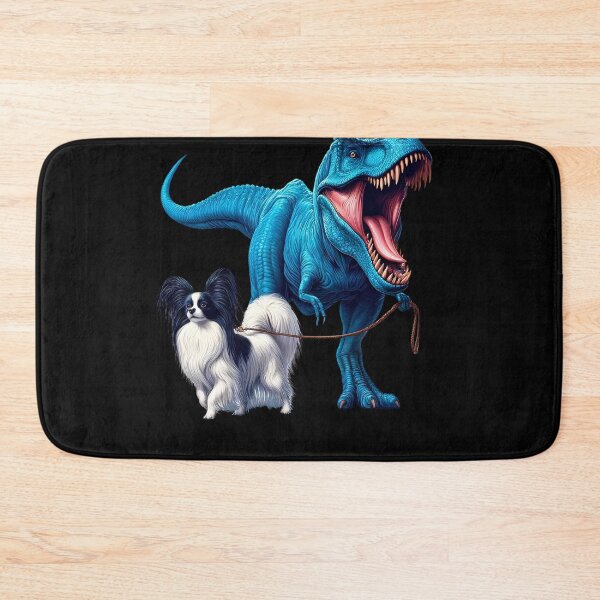 Item preview, Funny Dinosaur Papillon Walking Dog Lover designed and sold by Kimberley King Art  King Art.