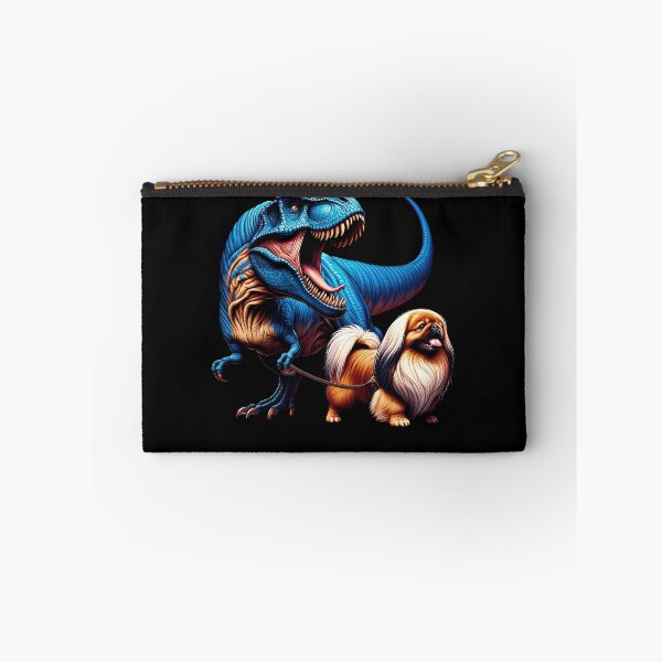 Item preview, Funny Dinosaur Pekingese Walking Dog Lover designed and sold by Kimberley King Art  King Art.