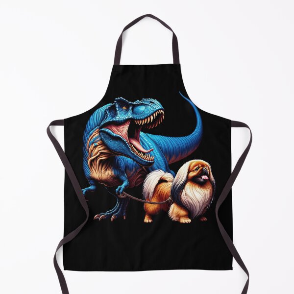 Item preview, Funny Dinosaur Pekingese Walking Dog Lover designed and sold by Kimberley King Art  King Art.