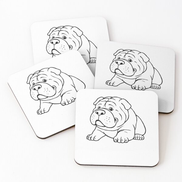 Item preview, A happy Chinese Shar-Pei with its unique wrinkled face sitting and smiling. designed and sold by AlwaysHome.