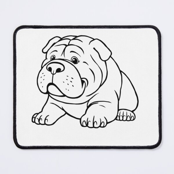 Item preview, A happy Chinese Shar-Pei with its unique wrinkled face sitting and smiling. designed and sold by AlwaysHome.