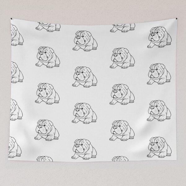 Item preview, A happy Chinese Shar-Pei with its unique wrinkled face sitting and smiling. designed and sold by AlwaysHome.