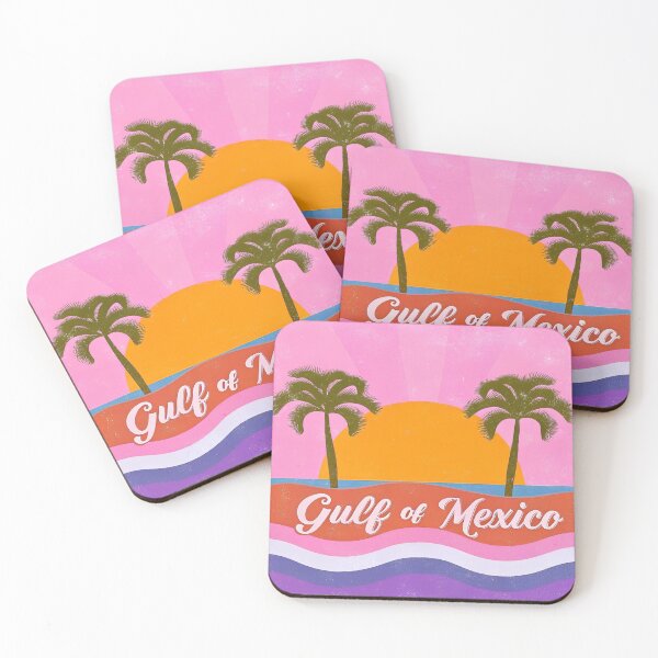 Item preview, Gulf of Mexico Retro Pop Art  designed and sold by dulceguavashop.