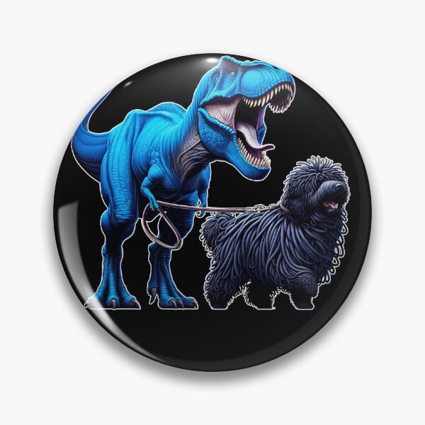 Item preview, Funny Dinosaur Puli Walking Dog Lover designed and sold by Kimberley King Art  King Art.