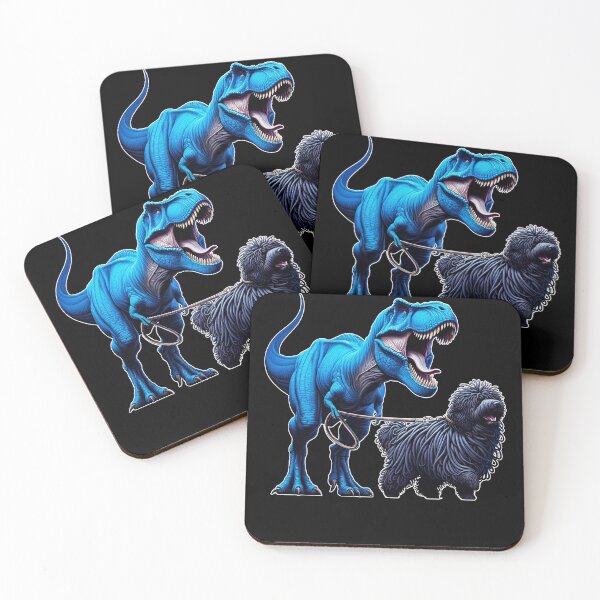 Item preview, Funny Dinosaur Puli Walking Dog Lover designed and sold by Kimberley King Art  King Art.