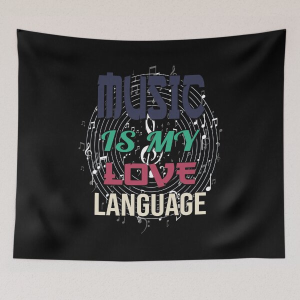 Item preview, Love in Every Note – Music as My Language designed and sold by Zakrytos ★★★★★.