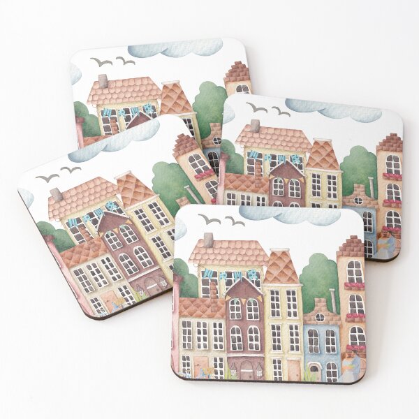 Item preview, Watercolor Cityscape designed and sold by tomorrowsart.