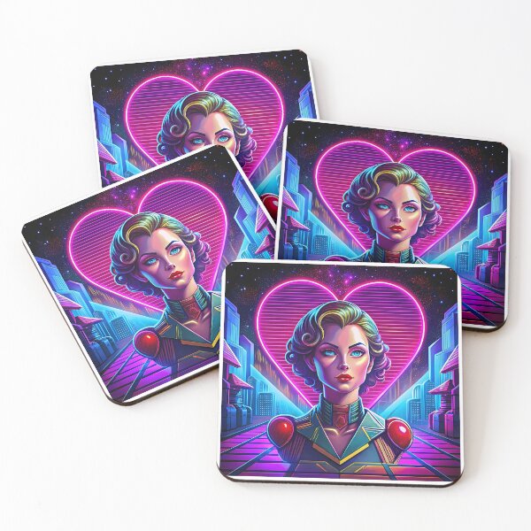 Item preview, Expressions Love Art Heart Colors Romantic Futuristic Neon designed and sold by ART ATTACK ZONE.