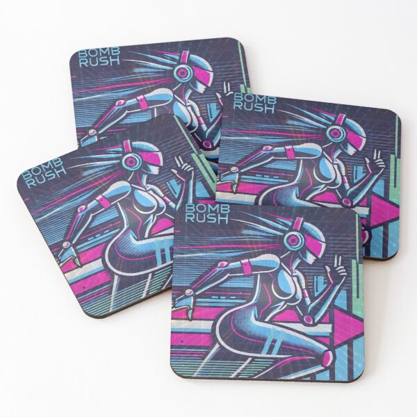 Item preview, Futuristic Minimalist Female Character Design – Bomb Rush Cyberfunk designed and sold by zion_prod.