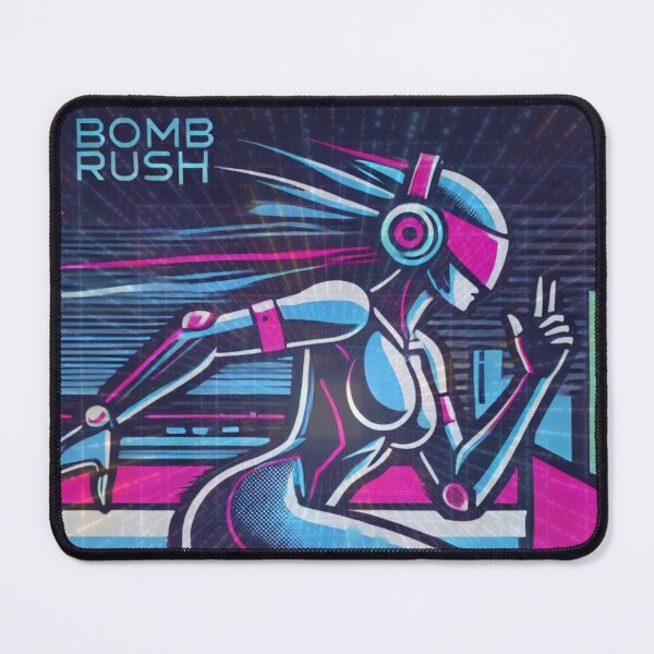 Item preview, Futuristic Minimalist Female Character Design – Bomb Rush Cyberfunk designed and sold by zion_prod.