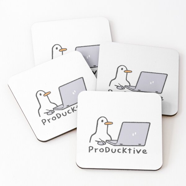 Item preview, ProDucktive – Productive Duck designed and sold by LFStickers.