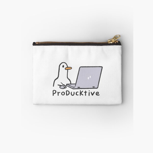 Item preview, ProDucktive – Productive Duck designed and sold by LFStickers.