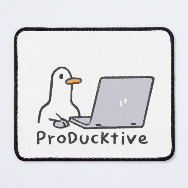 Item preview, ProDucktive – Productive Duck designed and sold by LFStickers.