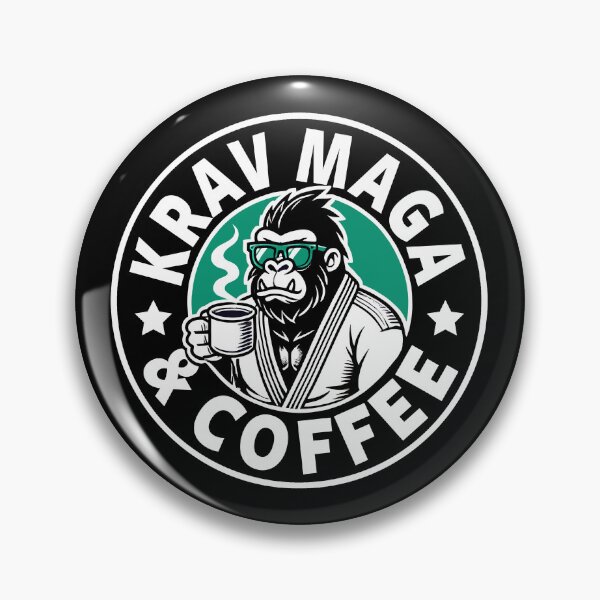 Item preview, Krav Maga And Coffee - Funny Krav Maga designed and sold by Shirt-Face.
