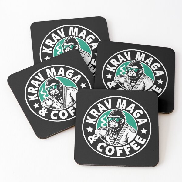 Item preview, Krav Maga And Coffee - Funny Krav Maga designed and sold by Shirt-Face.