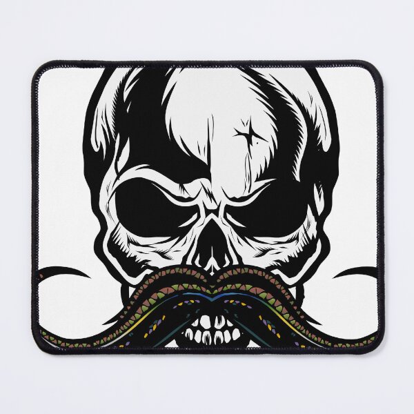 Item preview, mustache skull skull hipster fancy mustached designed and sold by Achille3777.