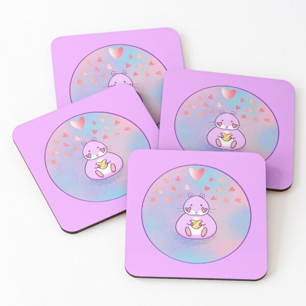 Item preview, Happy Heart Hamster designed and sold by limonlaur.