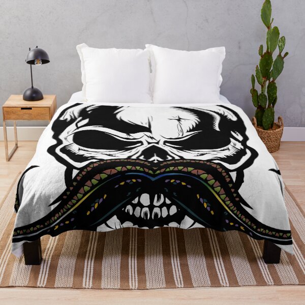 Item preview, mustache skull skull hipster fancy mustached designed and sold by Achille3777.