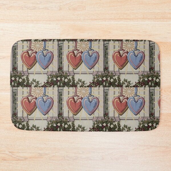 Item preview, Red Blue Love Art Heart Colors Romantic Neon designed and sold by ART ATTACK ZONE.