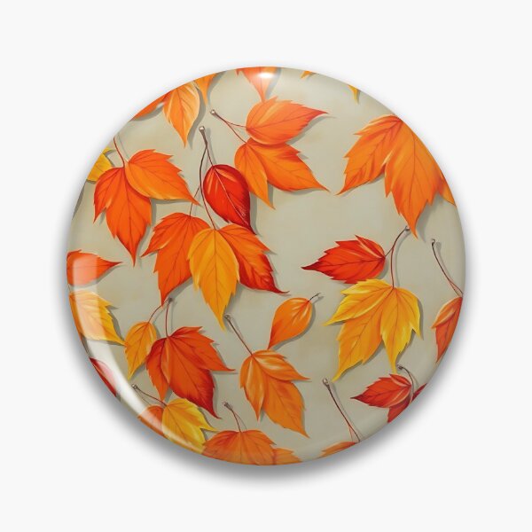 Item preview, pattern of falling autumn leaves designed and sold by FestivityFinds.