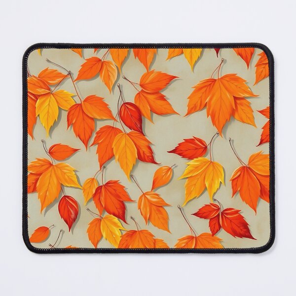 Item preview, pattern of falling autumn leaves designed and sold by FestivityFinds.