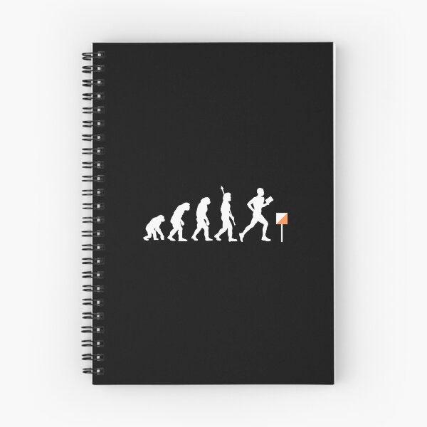 Item preview, Orienteering Evolution Funny Orienteer Darwin designed and sold by StrideSuccess.