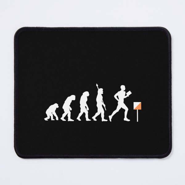 Item preview, Orienteering Evolution Funny Orienteer Darwin designed and sold by StrideSuccess.