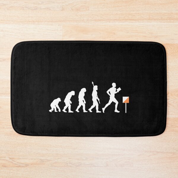 Item preview, Orienteering Evolution Funny Orienteer Darwin designed and sold by StrideSuccess.