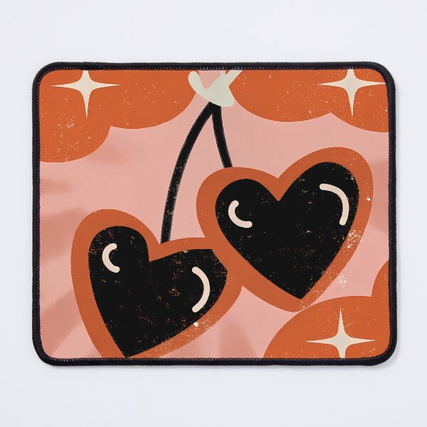 Item preview, Orange Black Love Art Heart Colors Romantic Futuristic  designed and sold by ART ATTACK ZONE.