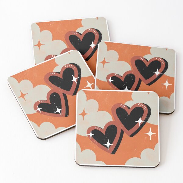 Item preview, Clouds Love Art Heart Colors Romantic Futuristic Neon designed and sold by ART ATTACK ZONE.