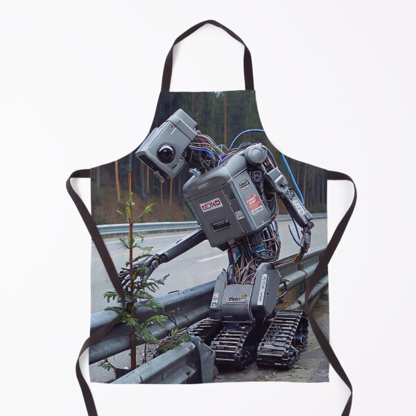 Item preview, Robot Planting a Tree designed and sold by M-Y-A-R-T-.