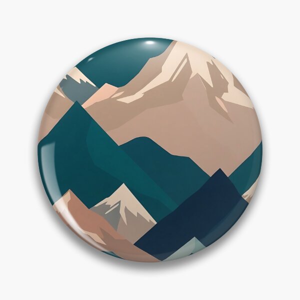 Item preview, pattern of mountain designed and sold by FestivityFinds.