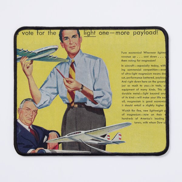 Item preview, Retro Poster Dow Advertising - Magnesium Industry designed and sold by InnerCitadel.