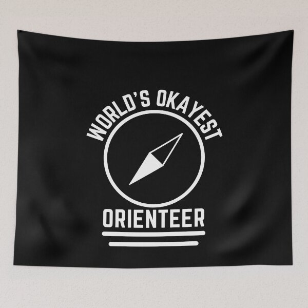 Item preview, World's Okayest Orienteer Sarcastic Orienteering designed and sold by StrideSuccess.