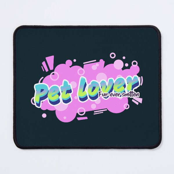 Item preview, "Pet Lover Graphic Design - Fur-ever Smitten - Perfect for Print-on-Demand" designed and sold by ImagineRainbows.