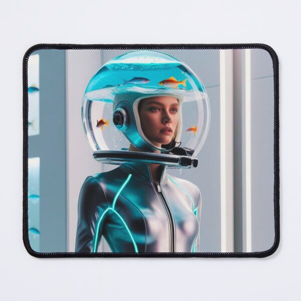 Item preview, Futuristic Aquarium Helmet designed and sold by PeggyMacStudio.