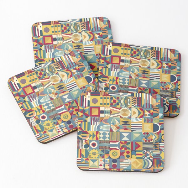 Item preview, Colorful Geometric Pattern | Abstract Retro Art | Modern Aesthetic designed and sold by ViviNyks.