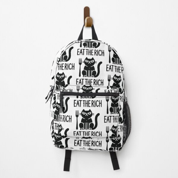 Item preview,  the rich - funny cat against corporate greed and billionaires designed and sold by claudiasartwork.