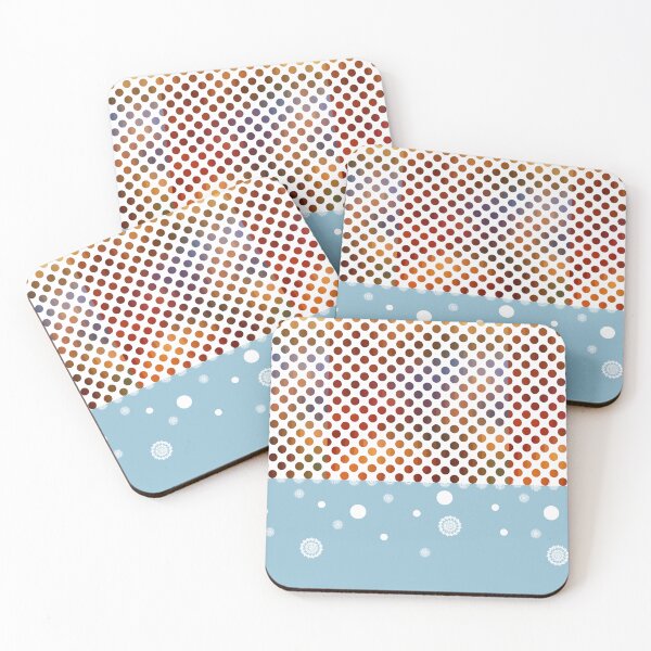 Item preview, Wild spots on slate blue designed and sold by FerretSteph.
