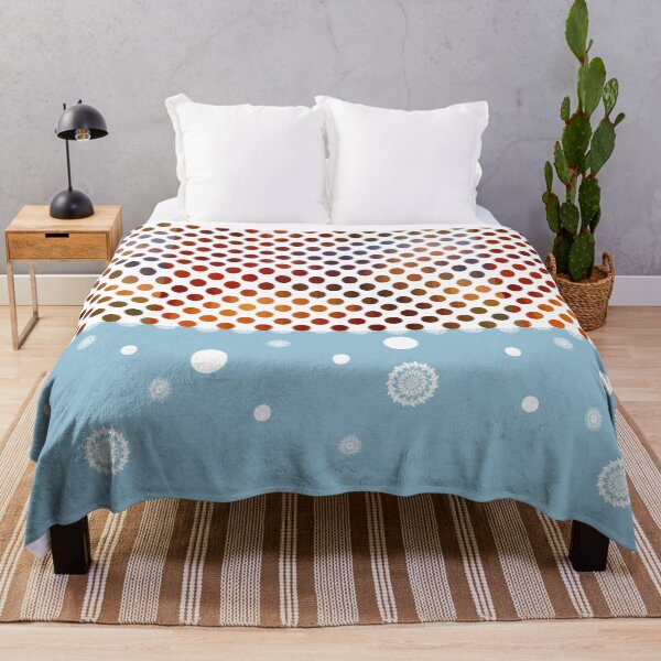 Item preview, Wild spots on slate blue designed and sold by FerretSteph.