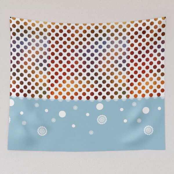 Item preview, Wild spots on slate blue designed and sold by FerretSteph.