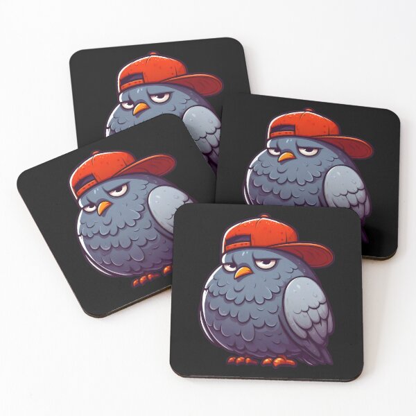 Item preview, pigeon hiphop cap designed and sold by CutOriginalArt.