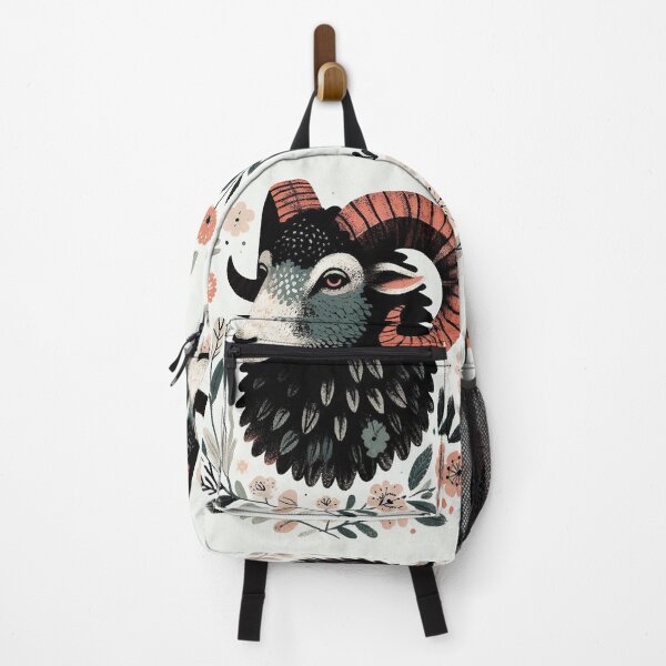 Item preview, Floral Ram Portrait designed and sold by zzz888.