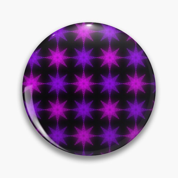 Item preview, Mosaic Pattern of the Star of Ishtar/Inanna (Magenta and Violet Neon) designed and sold by Ancestralis.
