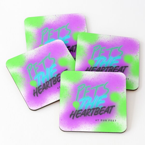 Item preview, Vibrant Pet-Themed Design: "Pets The Heartbeat At Our Feet" for Print-On-Demand designed and sold by ImagineRainbows.